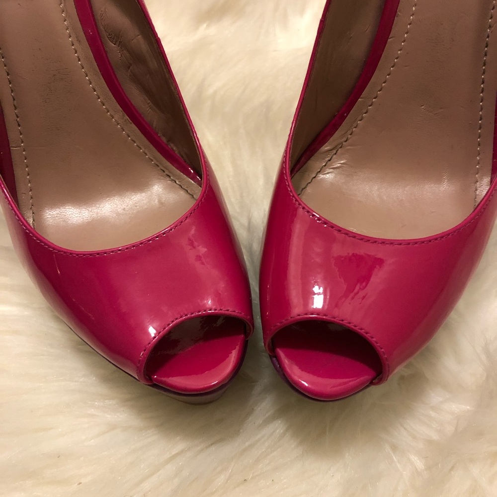 Vince Camuto Open Toe Platform Wedge Heels - Picture 4 of 8